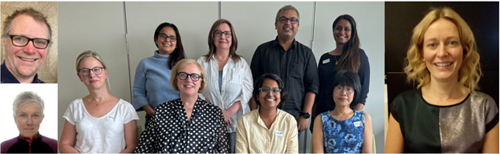 Group of people smiling