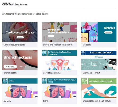 CPD Training Areas
